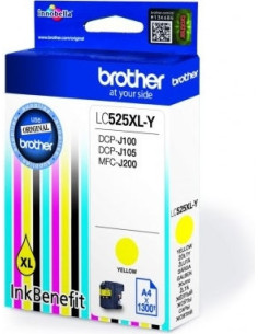Cartus Cerneala Original Brother Yellow, LC525XLY, pentru...