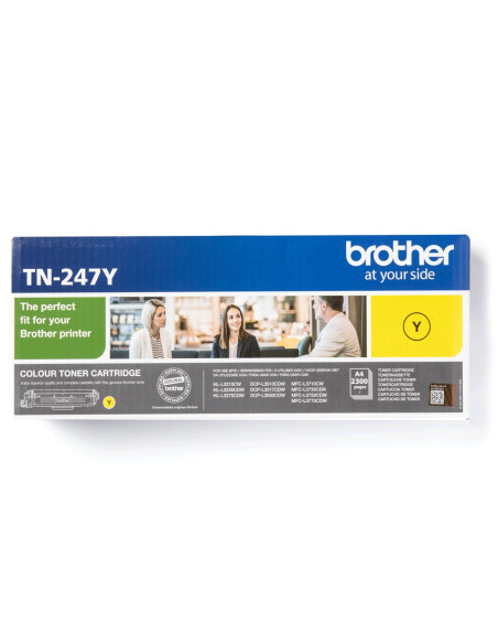 Toner Original Brother Yellow, TN247Y, pentru HL-L3210 L3270 DCP-L3510 L3550 MFC-L3730 L3770, 2.3K, , "TN247Y"