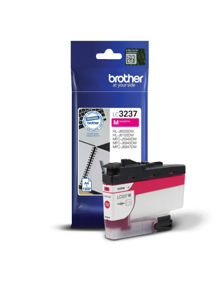 Cartus Cerneala Original Brother Magenta, LC3237M, pentru MFC-J5945 J6945 J6947, 1.5K, , "LC3237M"