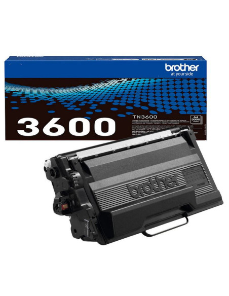 Toner Original Brother Black, TN3600, pentru HL L5210 L5215 L6210 L6410 DCP L5510 MFC L5710 L5715 L6710 L6910 , 3k, incl.TV 1.2i
