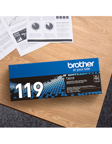 Toner Original Brother Black, TN119, pentru...