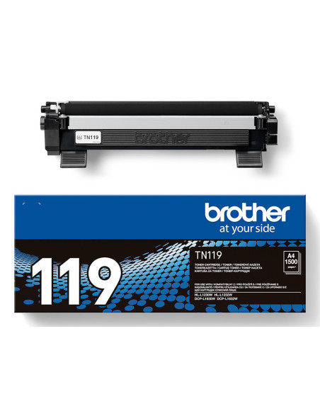 Toner Original Brother Black, TN119, pentru HL-L1230 L1630W1.5K, incl.TV 0.8 RON, "TN119"