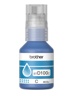 Cartus Cerneala Original Brother Cyan, BTD100C, pentru... 2