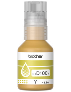 Cartus Cerneala Original Brother Yellow, BTD100Y, pentru... 2