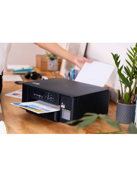 Multifunctional Inkjet CISS Color brother DCP-T530DW, A4, Functii: Impr. Scan. Cop., Viteza de Printare Monocrom: 16ppm, Viteza