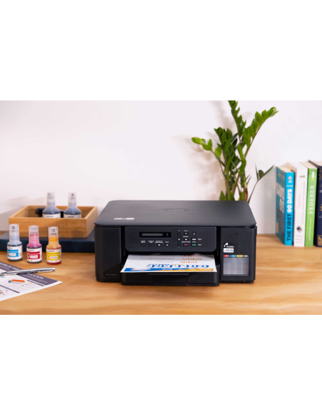 Multifunctional Inkjet CISS Color brother DCP-T530DW, A4, Functii: Impr. Scan. Cop., Viteza de Printare Monocrom: 16ppm, Viteza