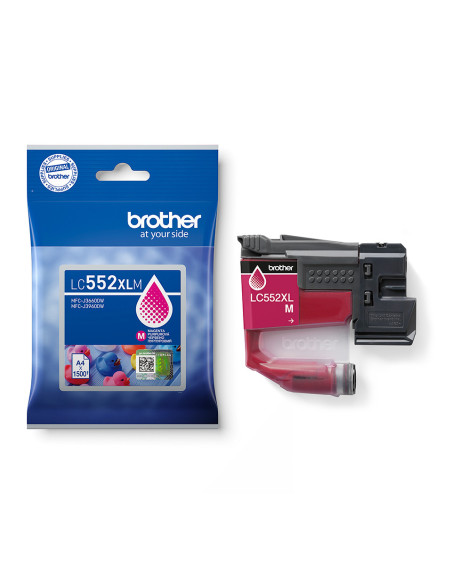 Cartus Cerneala Original Brother Magenta, LC552XLM, pentru MFC-J3660DW MFC-J3960DW 1.5K, incl.TV 0.8 RON, "LC552XLM"