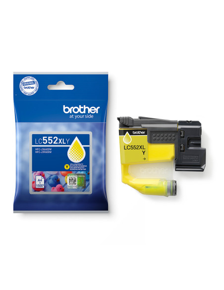 Cartus Cerneala Original Brother Yellow, LC552XLY, pentru MFC-J3660DW MFC-J3960DW 1.5K, incl.TV 0.8 RON, "LC552XLY"
