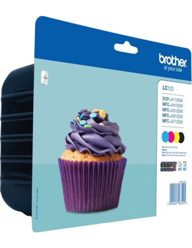 Combo-Pack Original Brother CMYK, LC123VALBP,...