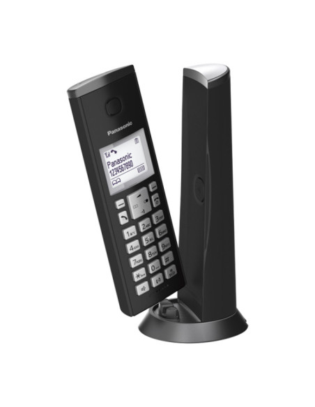 Telefon DECT, alb, 1.5" LCD, 40 Polyphonic Ringer Melodies, Nuisance Call Block (Up to 30 entries), Do Not Disturb Mode, "KX-TGK