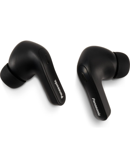 Casti, Panasonic, In-Ear True Wireless, Hybrid Noise Cancelling, IPX4, Bluetooth 5.3, Autonomie 16 ore, Driver 10 mm, Negru, RZ-