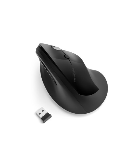 MOUSE Kensington - ergonomic, PC sau NB, wireless, 2.4GHz, optic, 1600 dpi, butoane/scroll 6/1, butoane programabile, ergonomic,