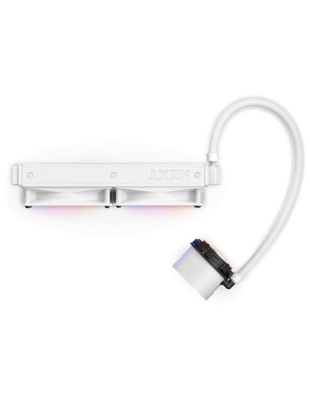 Cooler NZXT "Kraken 240 RGB", skt universal, racire cu lichid, ventilator 120 mm x 2, 1800 rpm, iluminat RGB, "RL-KR240-W1"