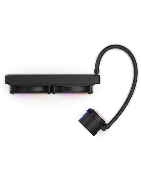 Cooler NZXT "Kraken 240 RGB", skt universal, racire cu lichid, ventilator 120 mm x 2, 1800 rpm, iluminat ARGB, "RL-KR240-B1"