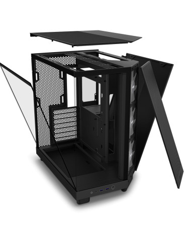 CARCASE NZXT H6 Flow RGB, Compact Dual-chamber,...