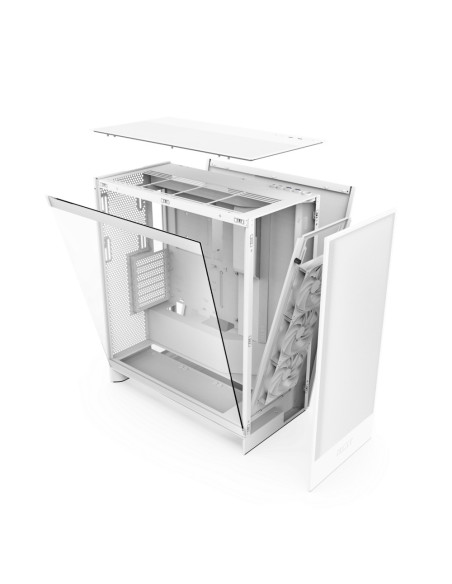 Carcasa NZXT H7 Flow (2024), Mid-Tower, ATX, Alb "CM-H72FW-01"