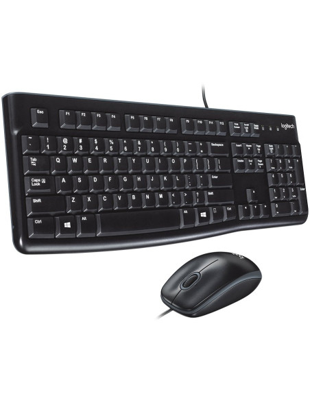 LOGITECH MK120 corded Desktop black USB - NSEA (US), "920-002562"