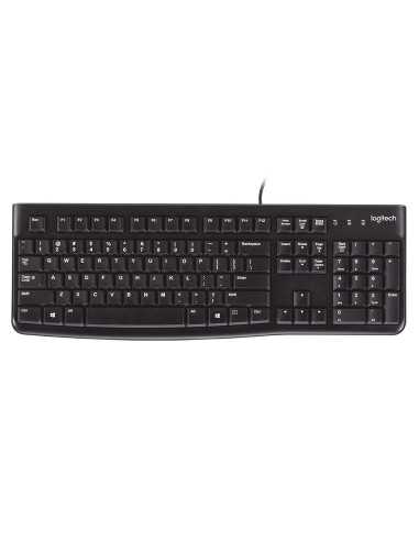 TASTATURA LOGITECH USB, black, "K120" OEM,...