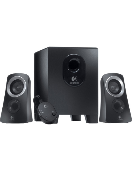 BOXE LOGITECH 2.1, RMS: 25W (2 x 5W, 15W), telecomanda pe fir, black, "Z313" "980-000413"
