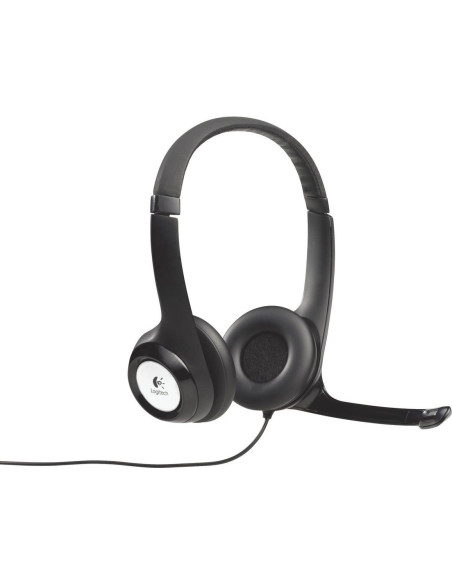 CASTI Logitech, "H390", cu fir, standard, utilizare multimedia, call center, microfon pe brat, conectare prin USB 2.0, negru, "9