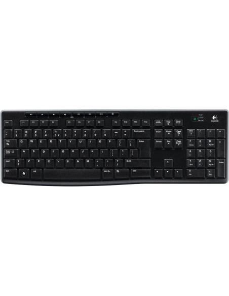TASTATURA LOGITECH wireless, multimedia, 8 taste multimedia, black, "K270" "920-003738"