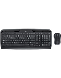 KIT wireless LOGITECH, tastatura wireless multimedia...