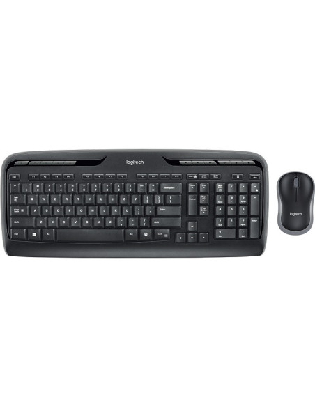 KIT wireless LOGITECH, tastatura wireless multimedia "MK330" + mouse wireless 1000dpi, 3 butoane "M215", black, "MK330" "920-003