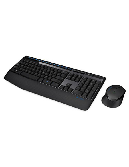 KIT wireless LOGITECH, tastatura wireless + mouse wireless, black, "MK345" "920-006489"