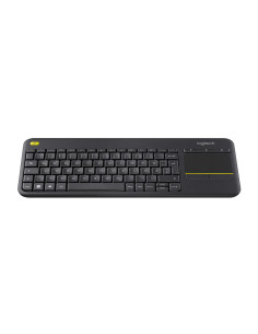 Tastatura K400 Plus, Touchpad, USB, Layout DE, Black...