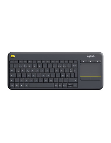 Tastatura K400 Plus, Touchpad, USB, Layout DE,...
