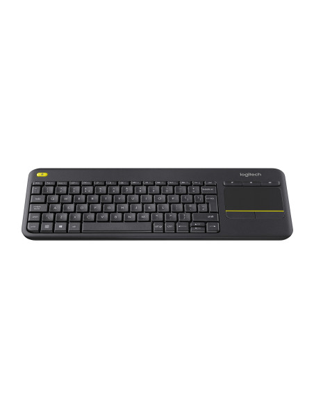 WIRELESS TOUCH KEYBOARD K400+/DARK - UK - 2.4GHZ INTNL "920-007143"