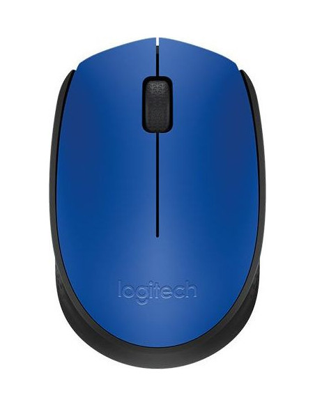 MOUSE LOGITECH, "M171", PC sau NB, wireless, 2.4GHz, optic, 1000 dpi, butoane/scroll 3/1, , albastru, "910-004640"
