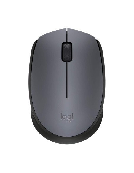 MOUSE LOGITECH, "M170", PC sau NB, wireless, 2.4GHz, optic, 1000 dpi, butoane/scroll 3/1, , gri, "910-004642"