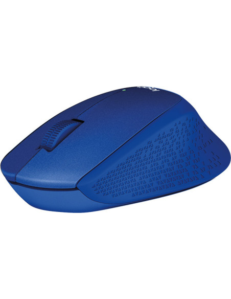 MOUSE LOGITECH, "M330 Silent", PC sau NB, wireless, 2.4GHz, optic, 1000 dpi, butoane/scroll 3/1, , albastru, "910-004910"