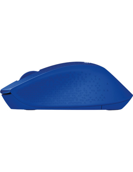 MOUSE LOGITECH, "M330 Silent", PC sau NB, wireless, 2.4GHz, optic, 1000 dpi, butoane/scroll 3/1, , albastru, "910-004910"