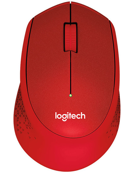 MOUSE LOGITECH, "M330 Silent", PC sau NB, wireless, 2.4GHz, optic, 1000 dpi, butoane/scroll 3/1, , rosu, "910-004911"