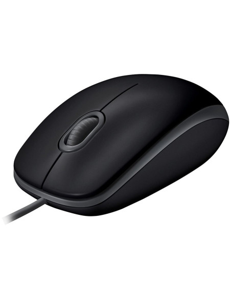 LOGITECH B110 Corded Mouse - SILENT - BLACK - USB - B2B, "910-005508"