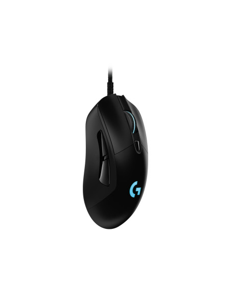 MOUSE LOGITECH, "G403 HERO", gaming, cu fir, USB, optic, 16000 dpi, butoane/scroll 6/1, iluminare, butoane programabile, negru,