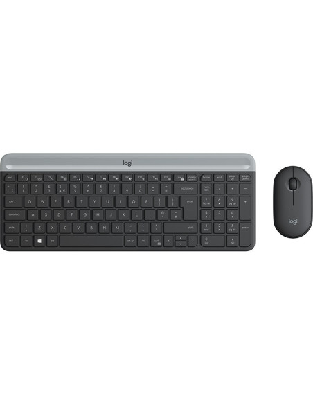 LOGITECH Logitech Slim Wireless Keyboard and Mouse Combo MK470 - GRAPHITE