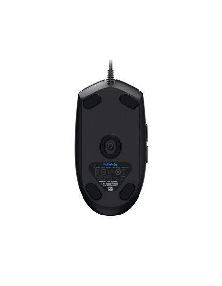 MOUSE LOGITECH, "G102 LIGHTSYNC", gaming, cu fir, USB, optic, 8000 dpi, butoane/scroll 6/1, iluminare, butoane programabile, neg