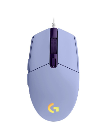 MOUSE LOGITECH, "G102 LIGHTSYNC", gaming, cu fir, USB, optic, 8000 dpi, butoane/scroll 6/1, iluminare, butoane programabile, vio