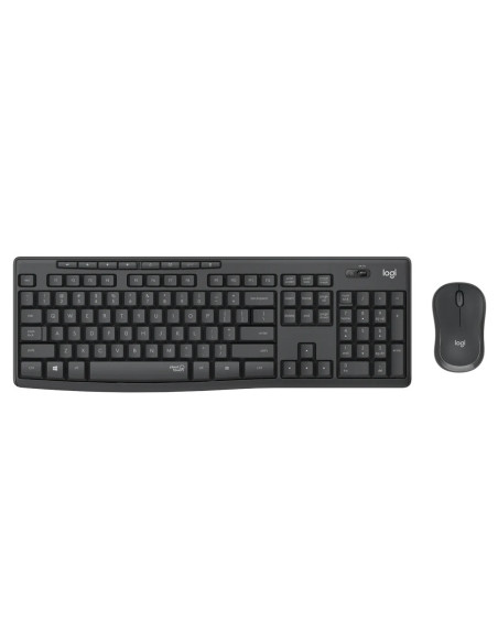 Kit TASTATURA si Mouse LOGITECH, "MK295", wireless, taste format standard (104-108 taste), mouse Graphite, 3/1 butoane, 104, "92