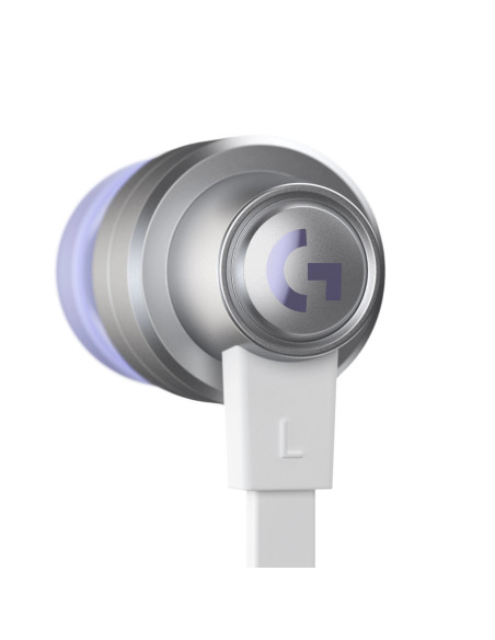 LOGITECH G333 Gaming Earphones - WHITE - 3.5 MM - EMEA, "981-000930"