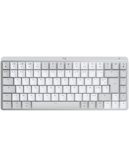 LOGITECH MX Mechanical Mini for Mac Minimalist Wireless Illuminated Keyboard - PALE GREY - US INTL - 2.4GHZ/BT - EMEA - TACTILE