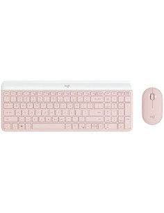 LOGITECH MK470 Slim Combo - ROSE - US INTL - 2.4GHZ -...