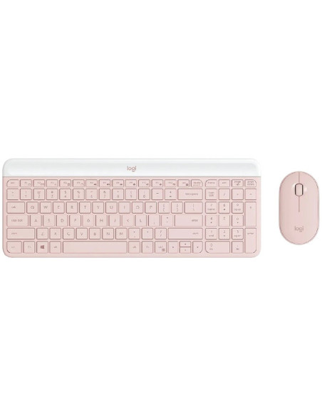 LOGITECH MK470 Slim Combo - ROSE - US INTL - 2.4GHZ - INTNL-973 "920-011322"