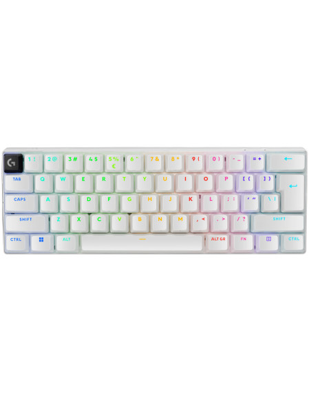 LOGITECH G PRO X 60 LIGHTSPEED Wireless Gaming Keyboard (Tactile) - WHITE - US INTL - 2.4GHZ/BT - EMEA28-935 - TACTILE SWITCH "9