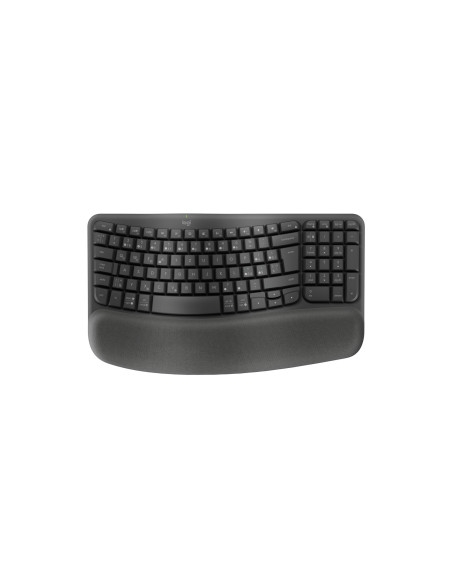 LOGITECH Wave Keys wireless ergonomic keyboard GRAPHITE (CZE-SKY) 2.4GHZ/BT UNIVERSAL "920-012307"