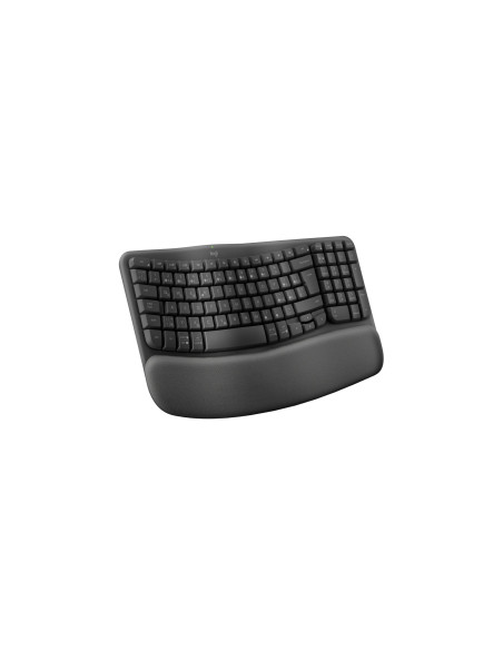 LOGITECH Wave Keys wireless ergonomic keyboard GRAPHITE (CZE-SKY) 2.4GHZ/BT UNIVERSAL "920-012307"