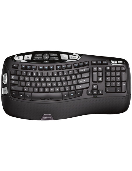 LOGITECH Wave Bluetooth ergonomic keyboard - GRAPHITE - US INTL "920-012304"